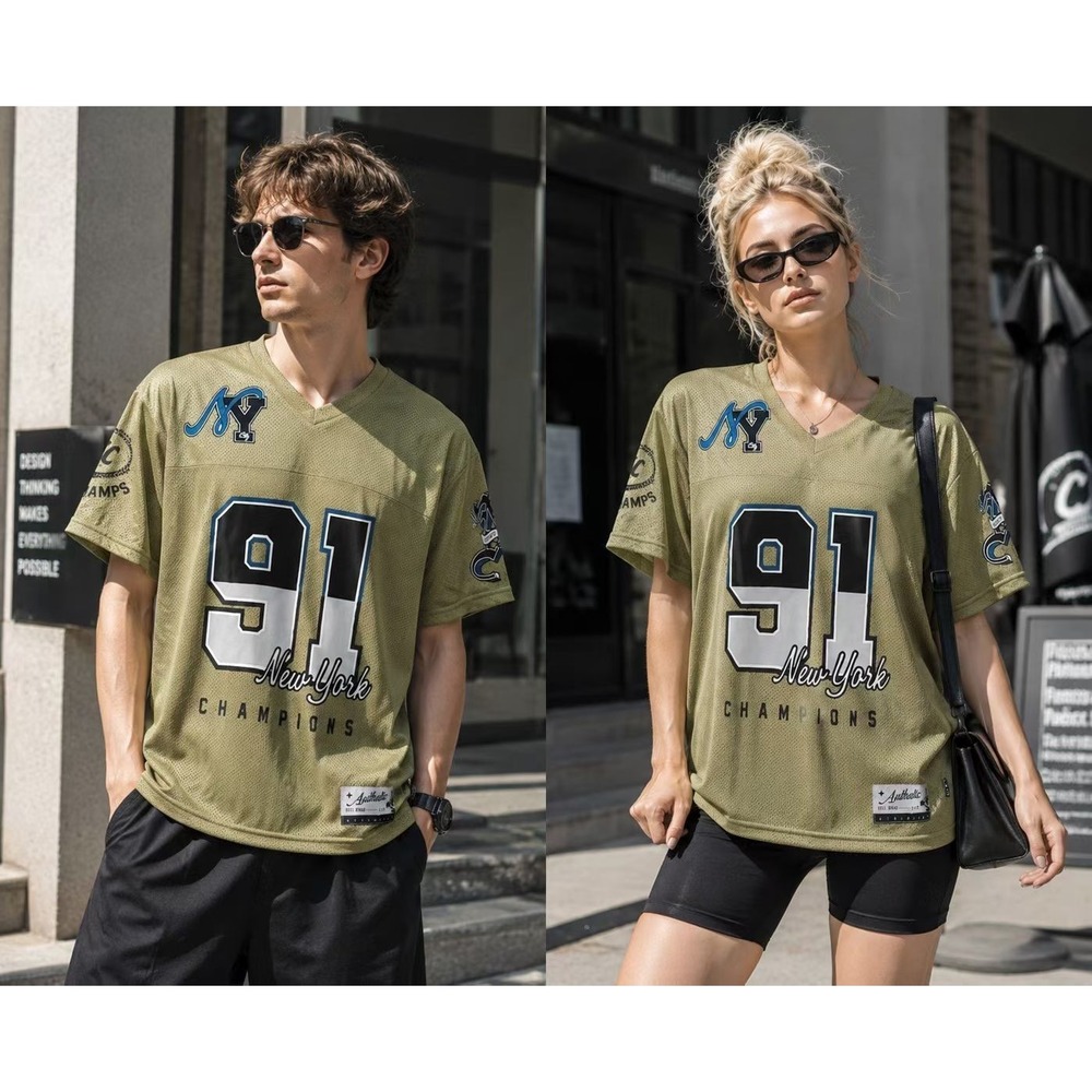 New York City Champions Jersey By Brooklyn Cloth Authentic #91  Size XL Retro